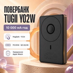 Power Bank 10000mAh с магнитным креплением MagSafe TUGII Y02W