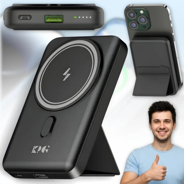 Power Bank 10000mAh с беспроводной зарядкой MagSafe WPG-101 22.5W