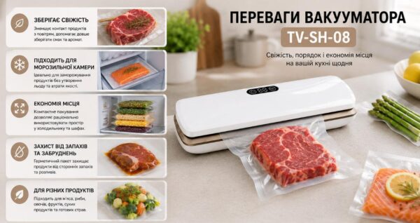 Вакууматор TV-SH-08/016 Вакуумный упаковщик