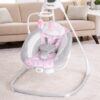Электронные качели / Детские качели-шезлонг Ingenuity SimpleComfort 2в1 / Укачивающий центр для детей 6 скоростей
