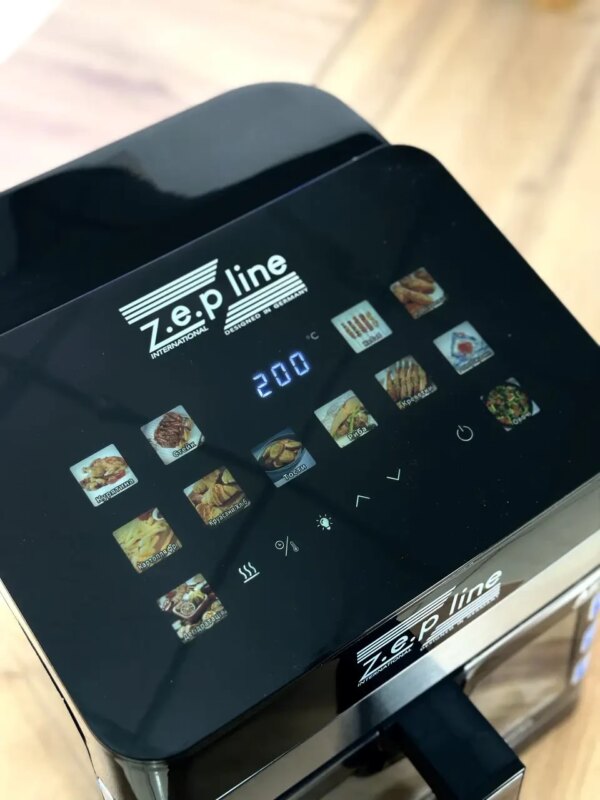 Аэрофритюрница Zepline ZP-00343, 13 л, 4200 Вт, 12 программ, с окошком