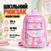 Детский школьный рюкзак «Галактика» фиолетовый